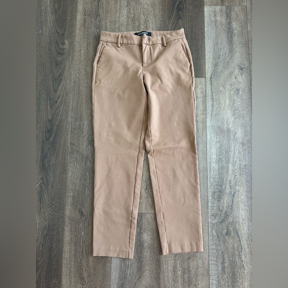 Liverpool Pants.  Camel color, women’s size 0/25. Excellent condition!